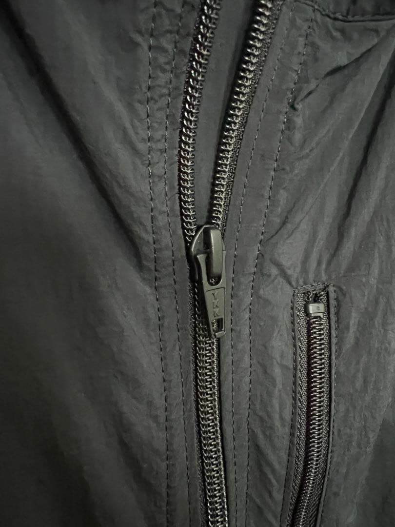 トップス STUMPSTAMP HALF ZIP PULLOVER VEST BLACK