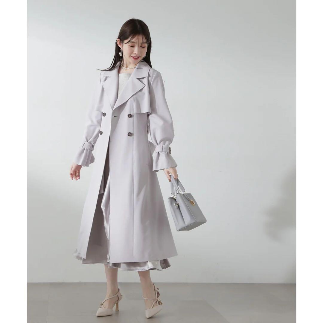proportion フェミニントレンチコート　グレー