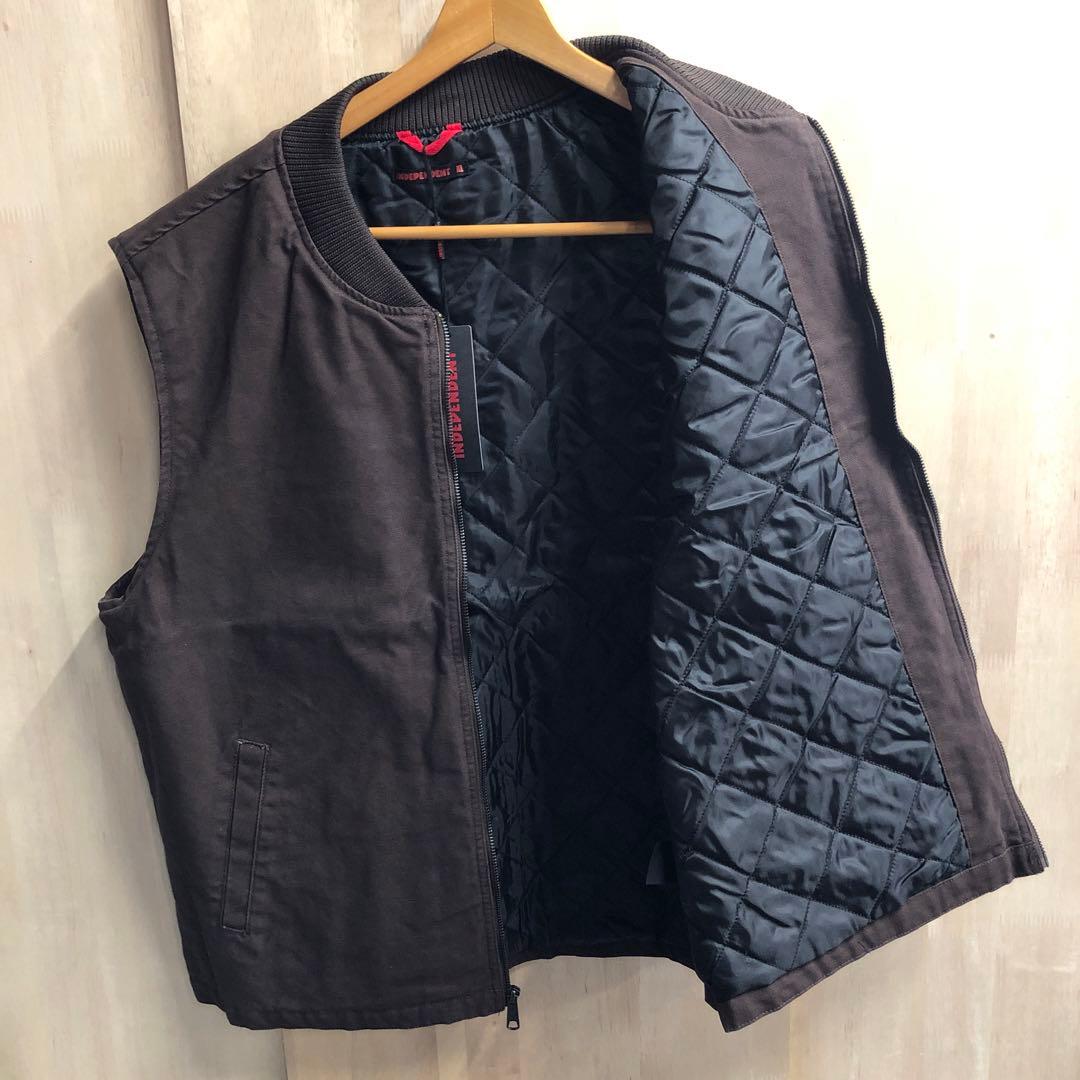INDEPENDENT インディペンデント ワークベスト ダック XL LL