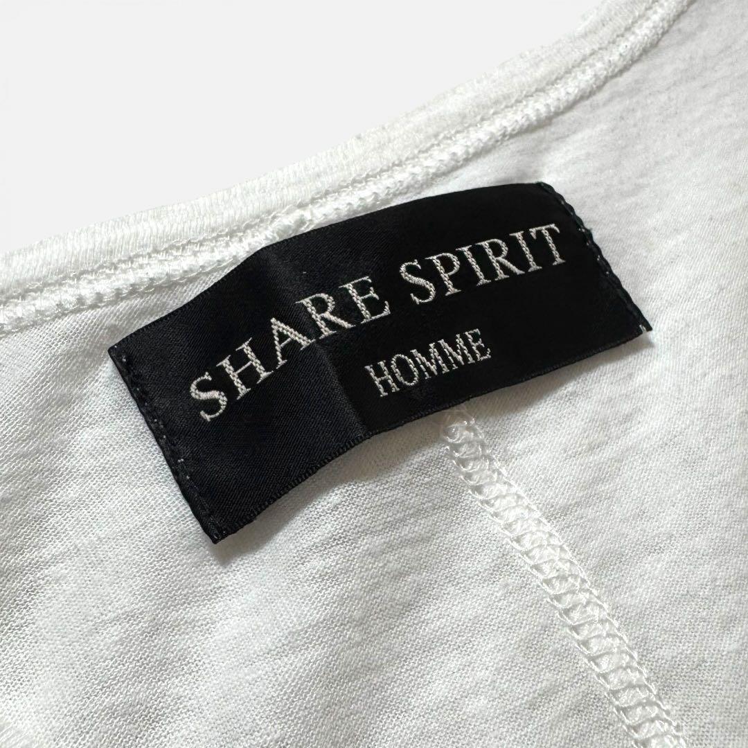 1787◆⑥ SHARE SPIRIT シェアスピリット Tシャツ スカル S