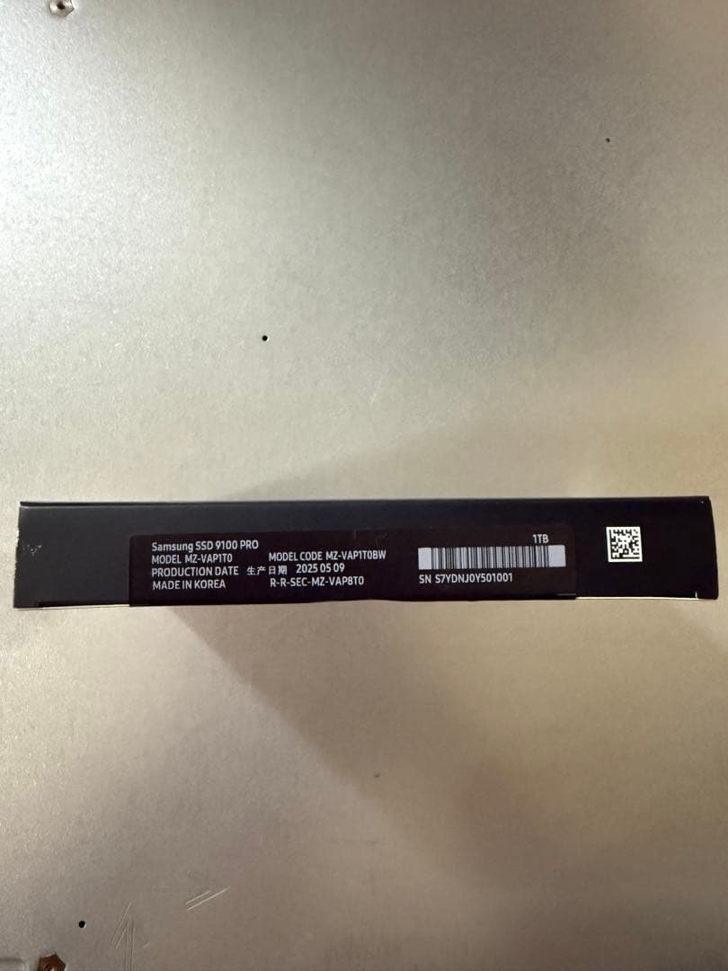 半*分様 Samsung 9100 PRO 1TB NVMe Gen5 新品