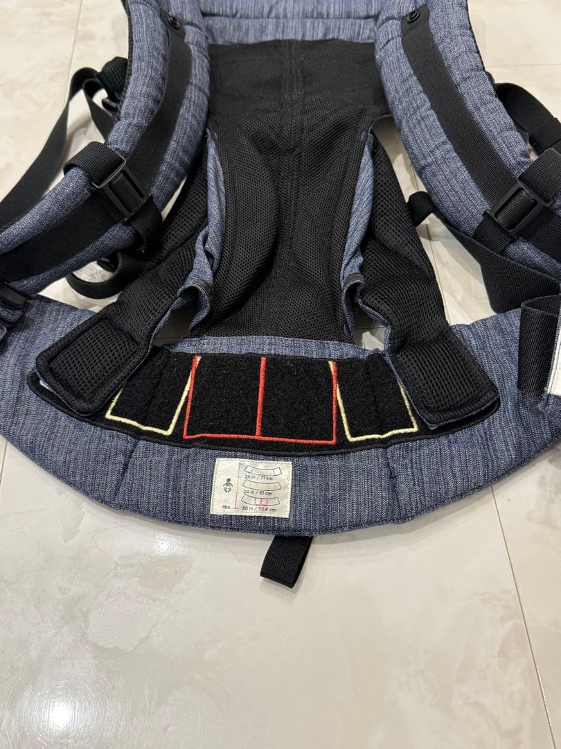 【美品】正規品 エルゴベビー クールエア オムニ360 デニム 抱っこ紐