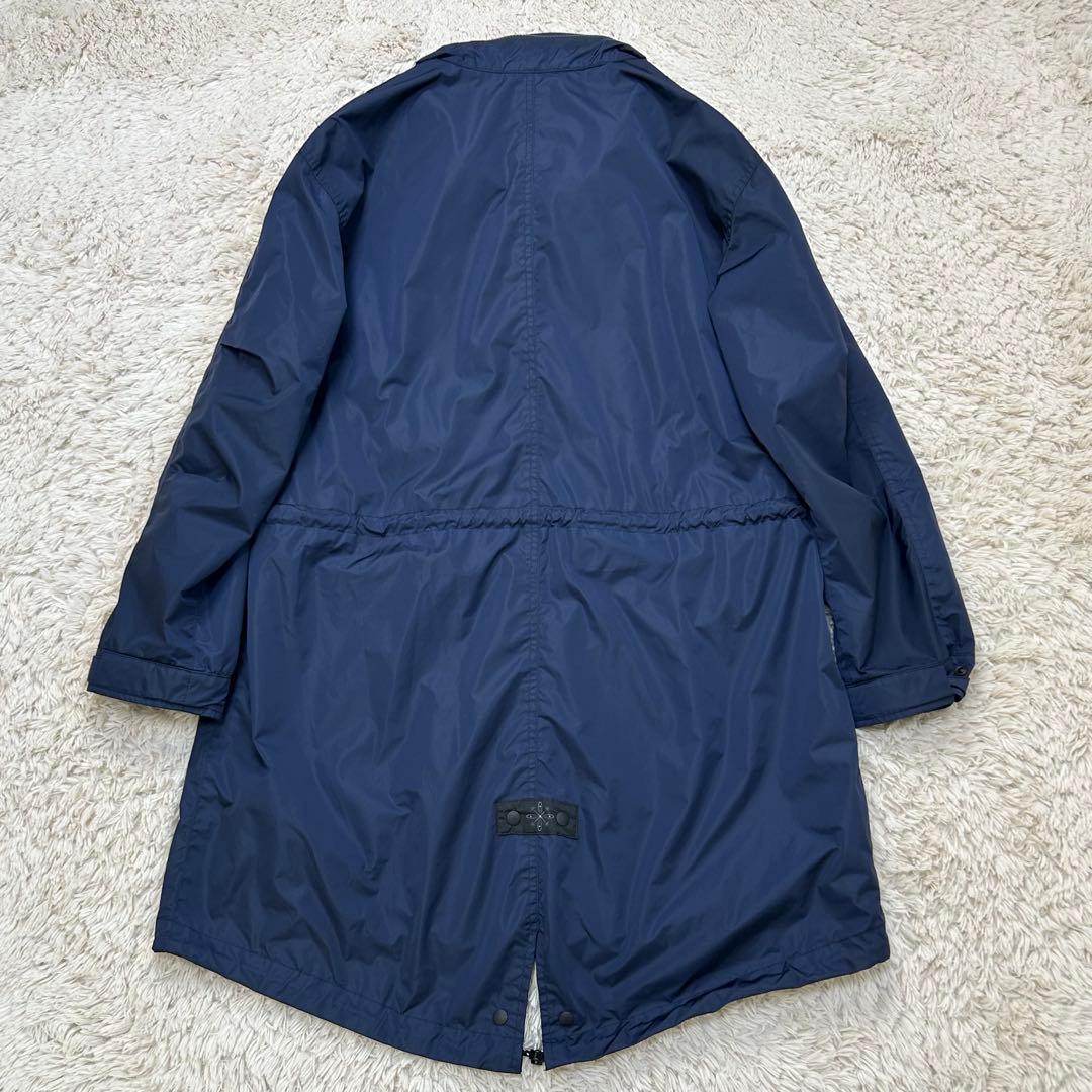 【美品】DENHAM デンハム ペイズリー柄 ロングコート モッズコート M