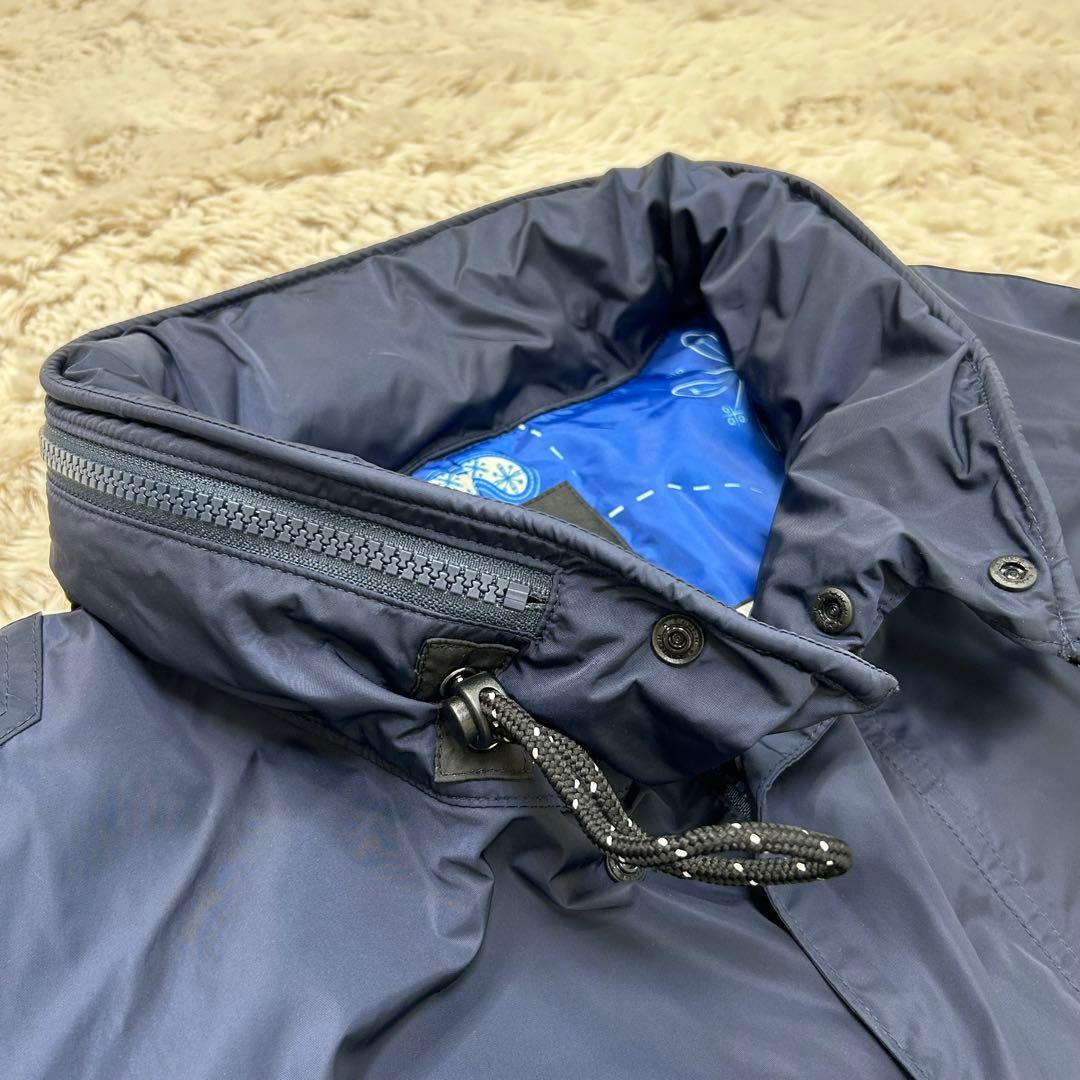 【美品】DENHAM デンハム ペイズリー柄 ロングコート モッズコート M