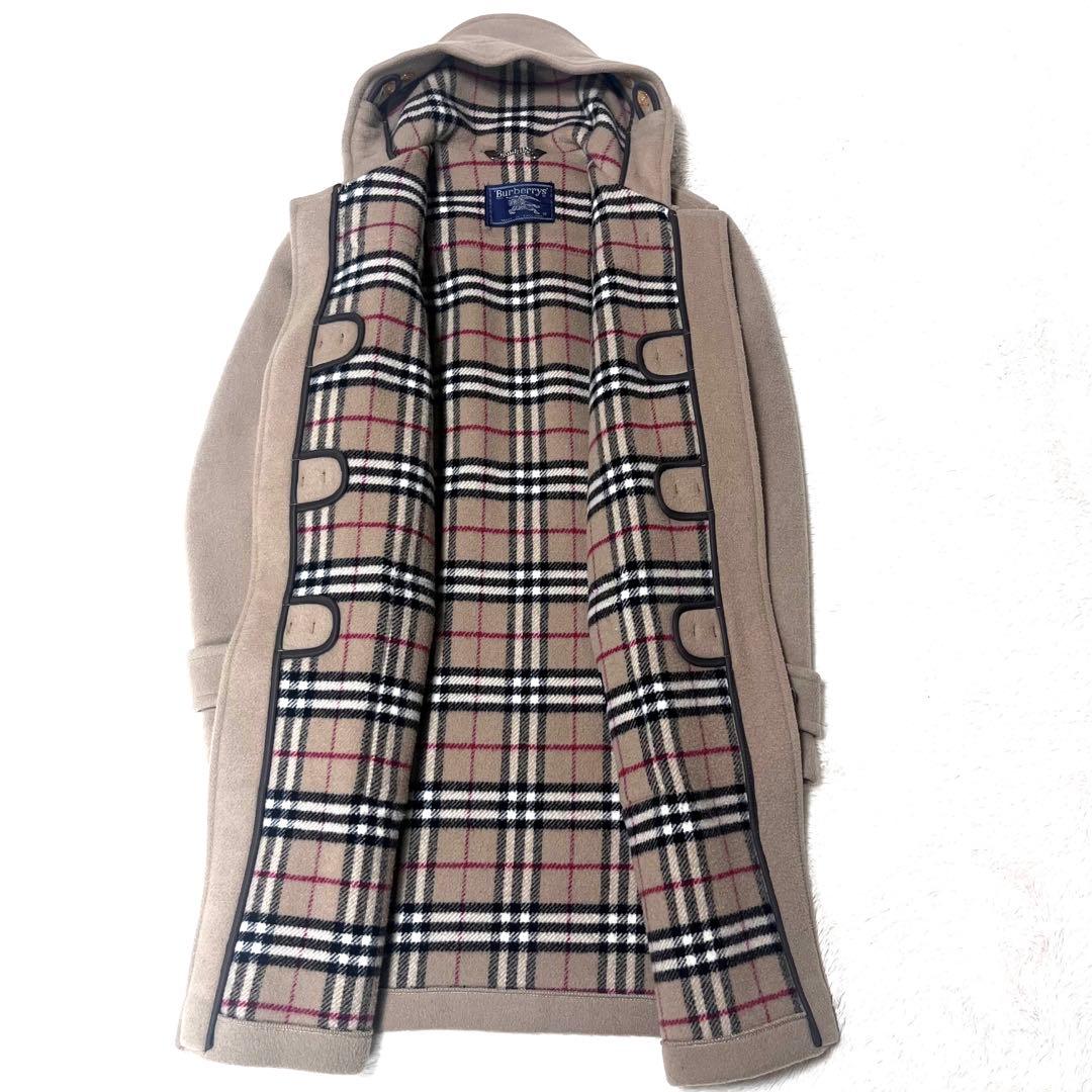 美品☆バーバリーダッフルコート英国製ベージュ