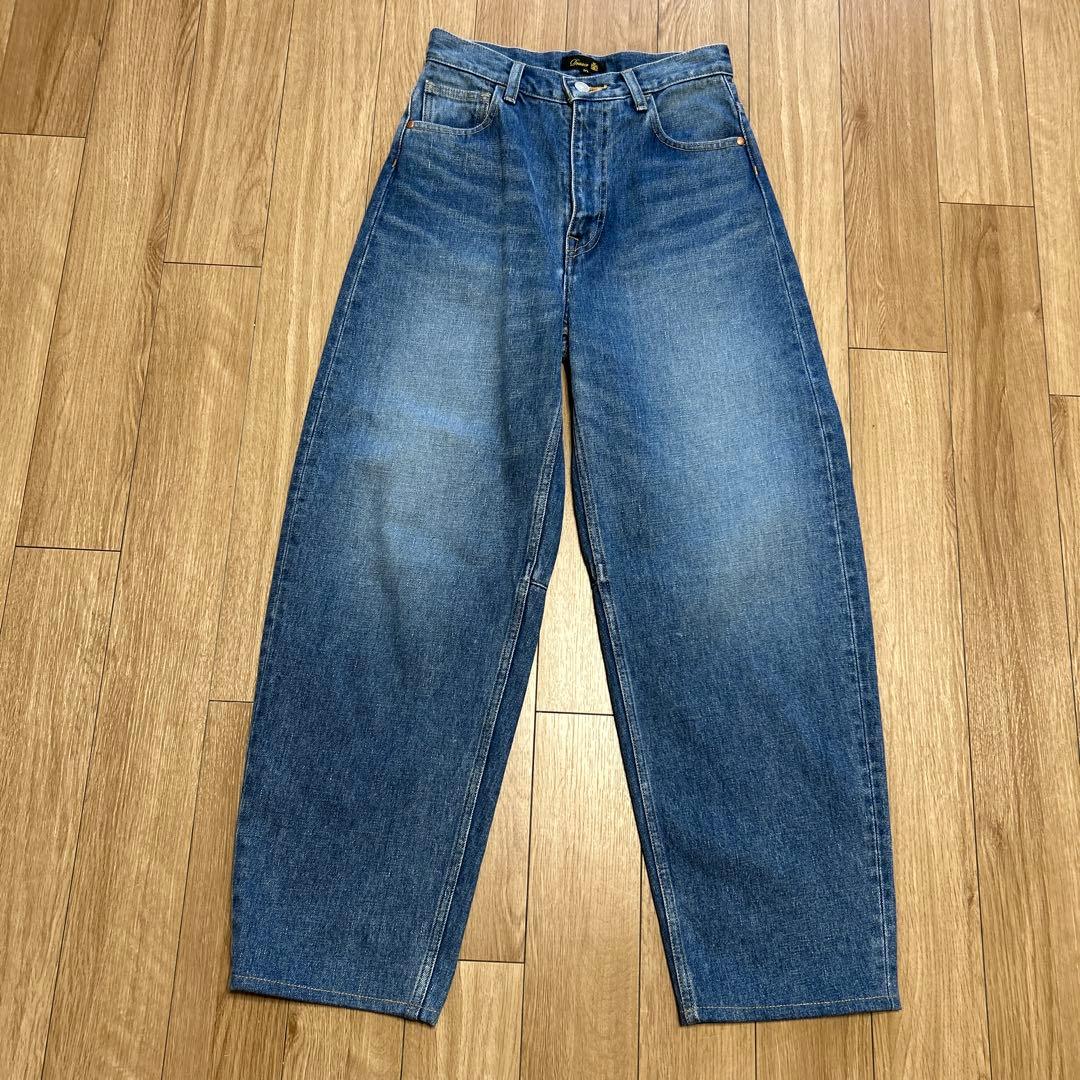 PRE1 ブリーチデニム5ポケットパンツ
