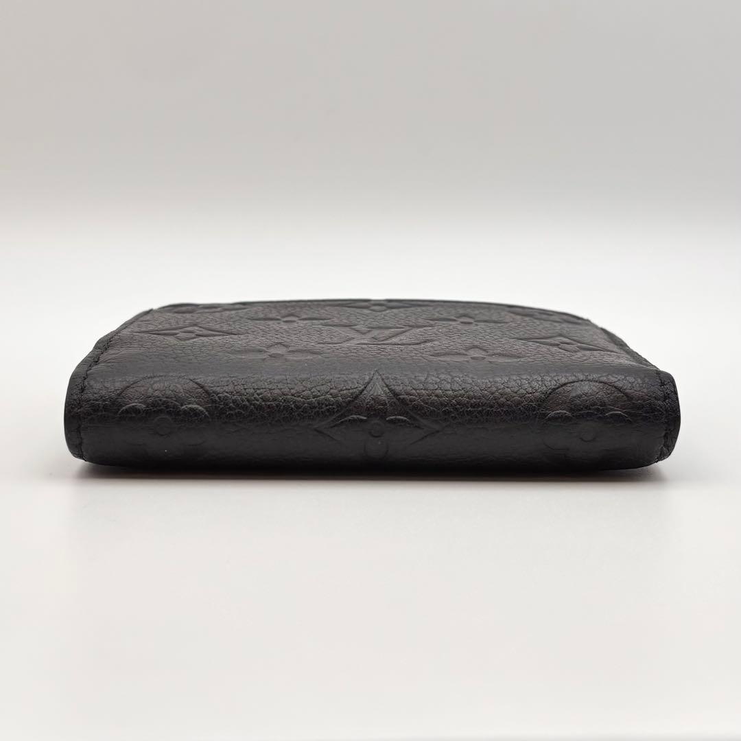 【美品】ルイヴィトン 財布 ポルトフォイユ リサ ノワール ブラック