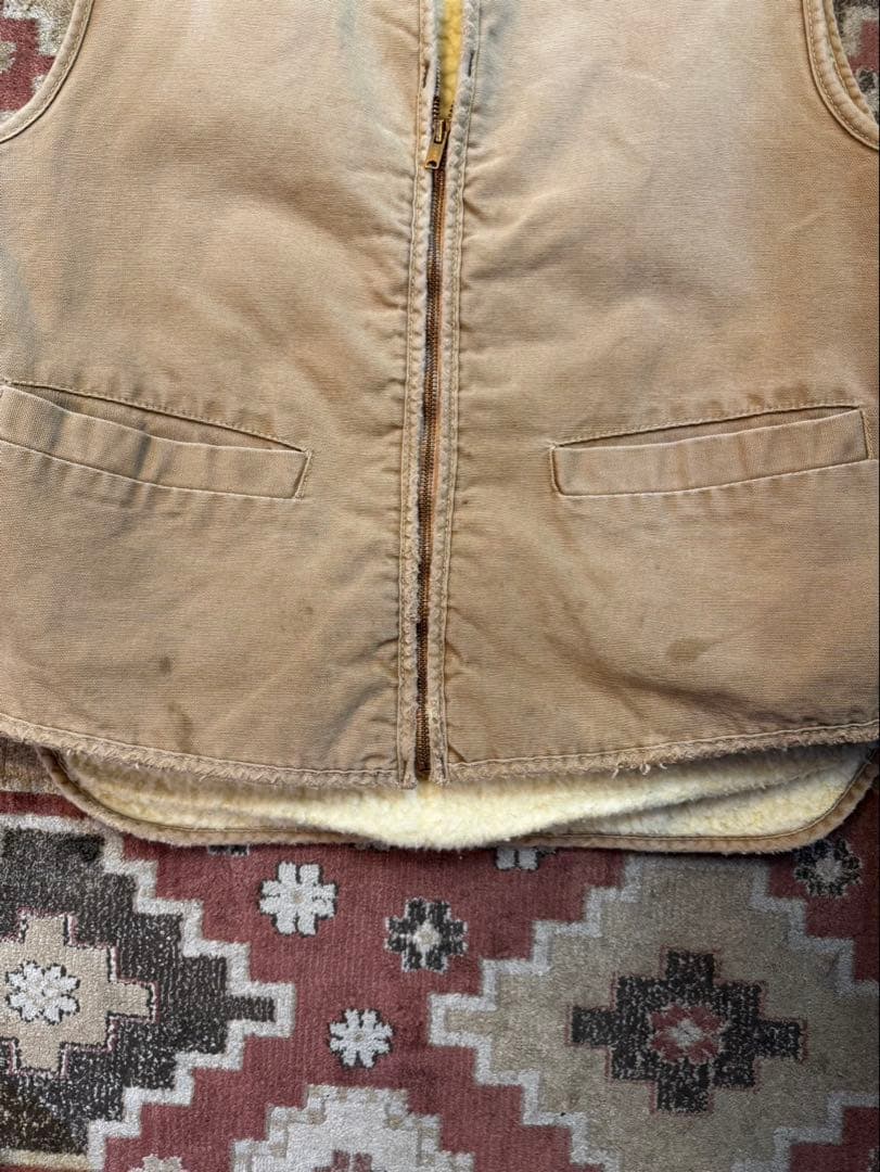 トップス 70s vintage Carhartt duck hunting vest L