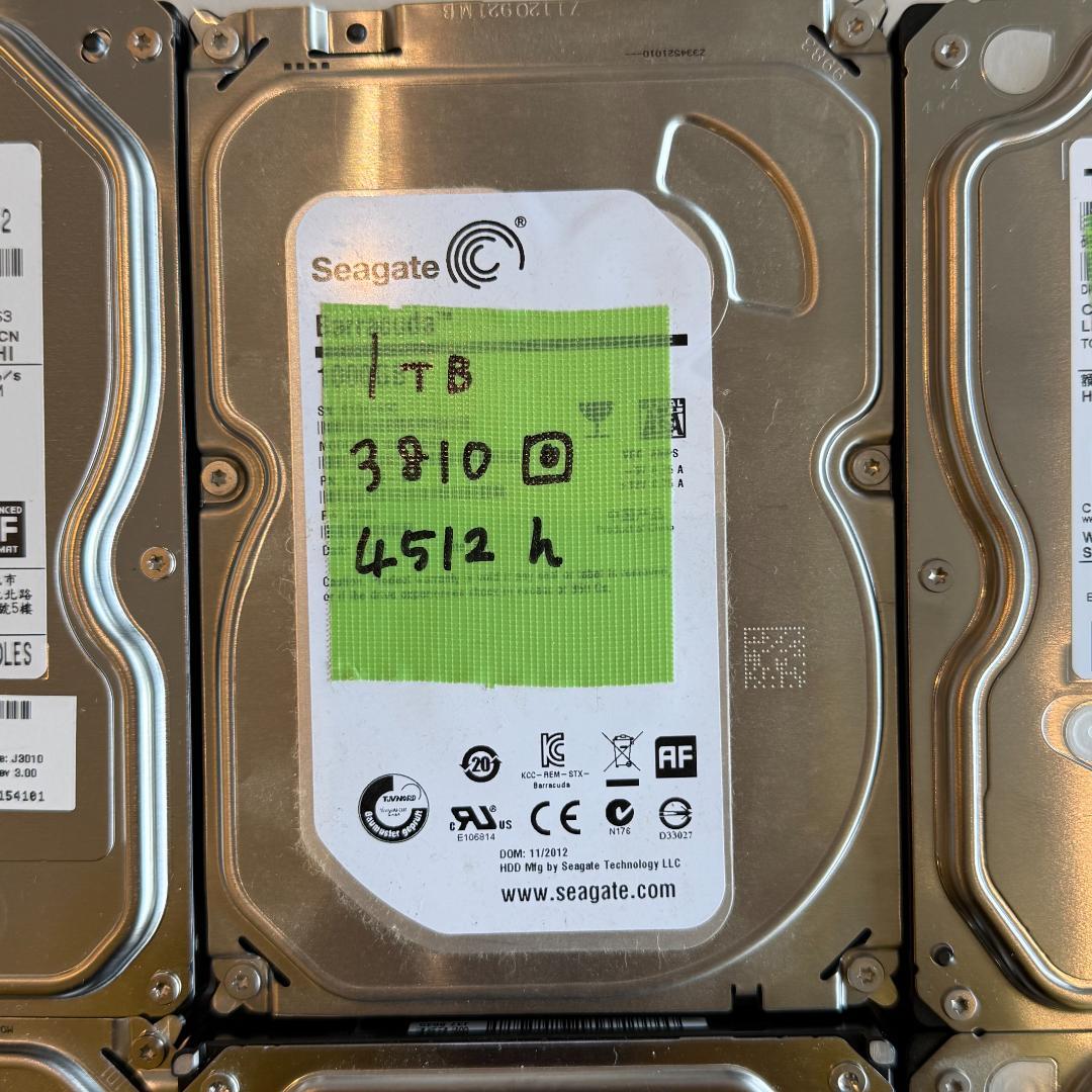 500GB 内蔵型ハードディスクドライブ 3台セット