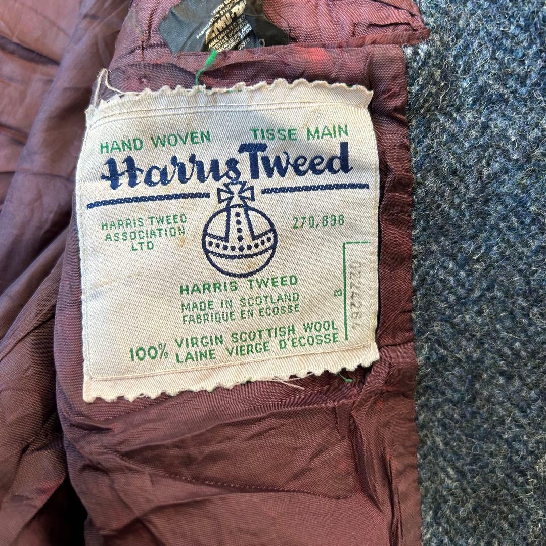 Harris Tweed × MOORES ヘリンボーン ツイードジャケット