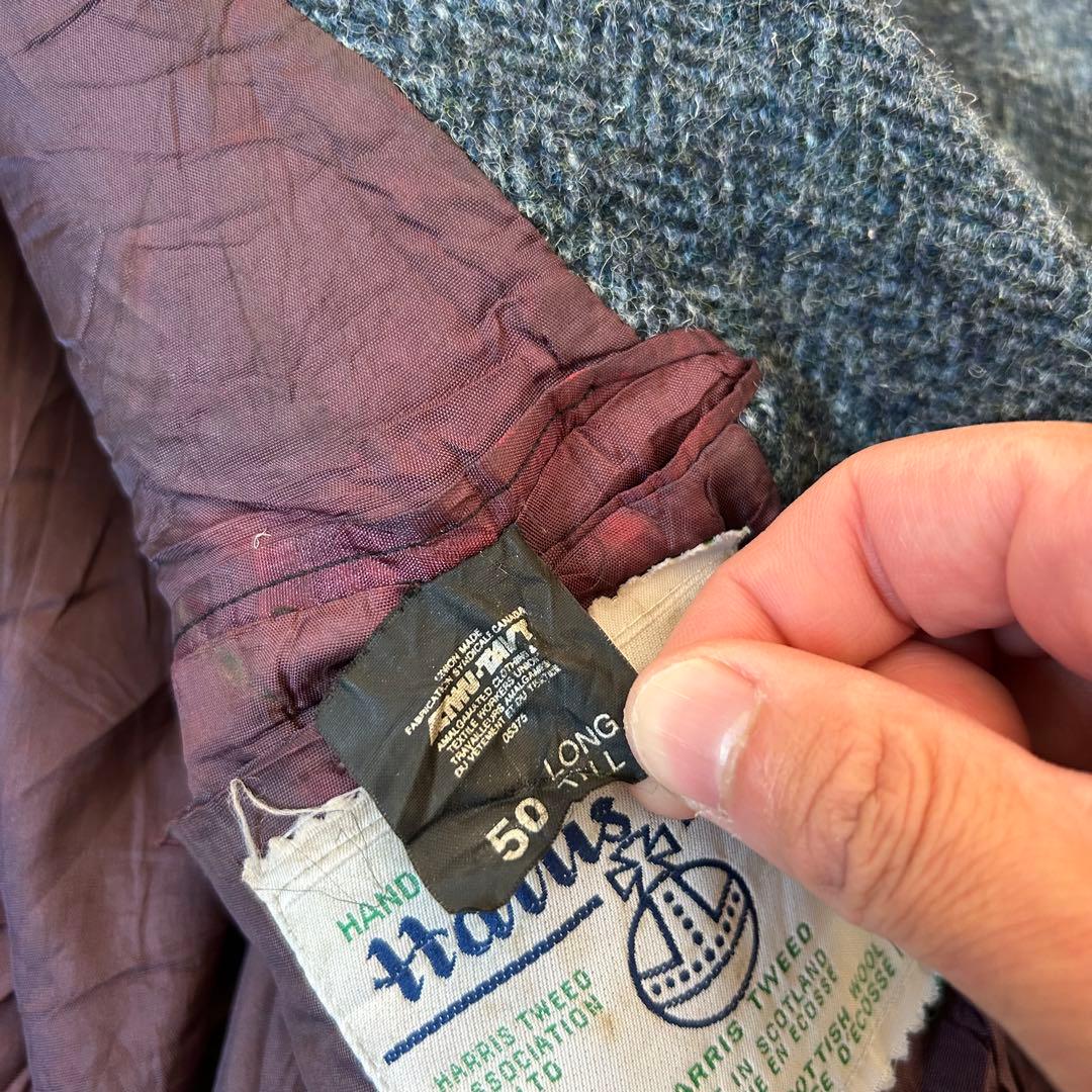 Harris Tweed × MOORES ヘリンボーン ツイードジャケット