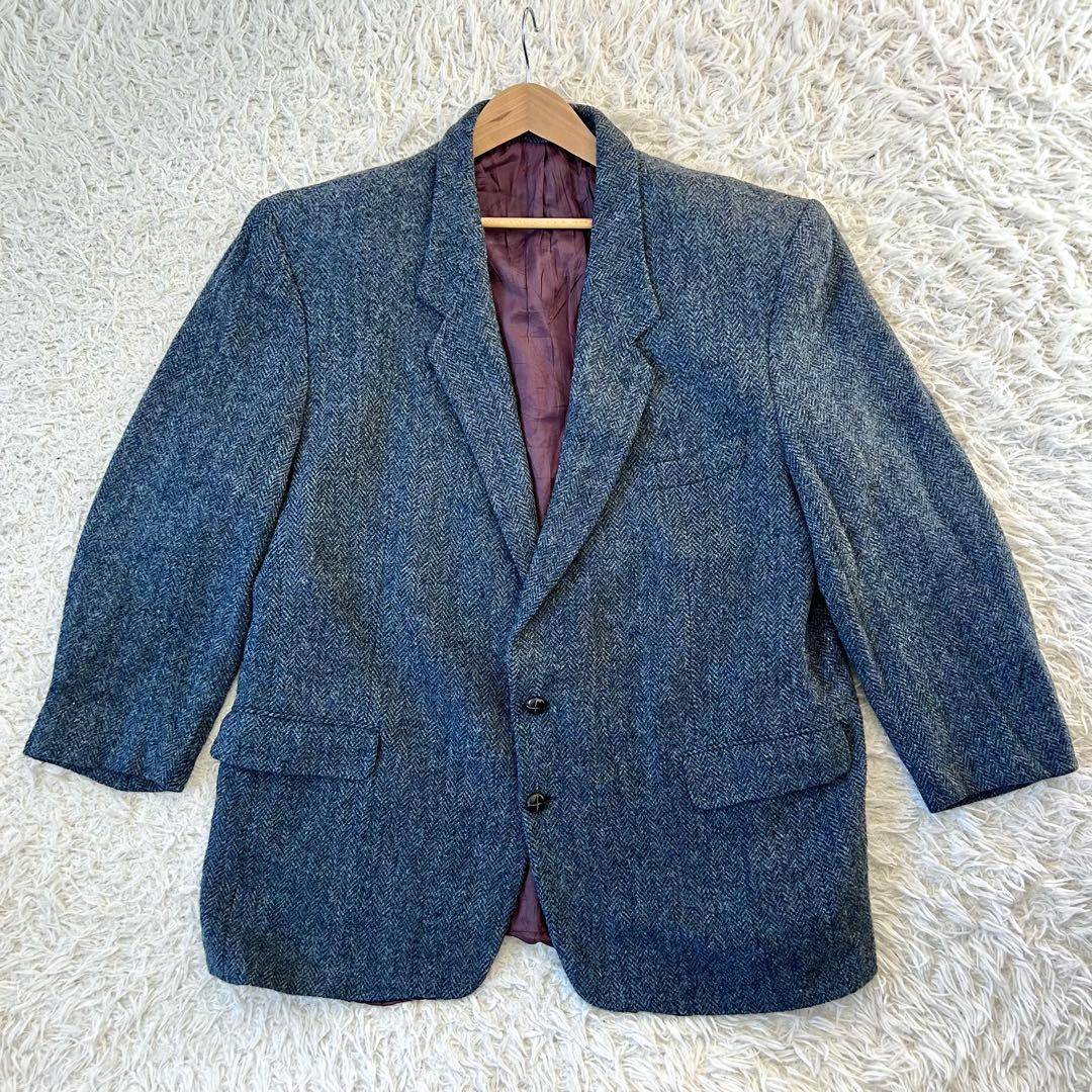 Harris Tweed × MOORES ヘリンボーン ツイードジャケット