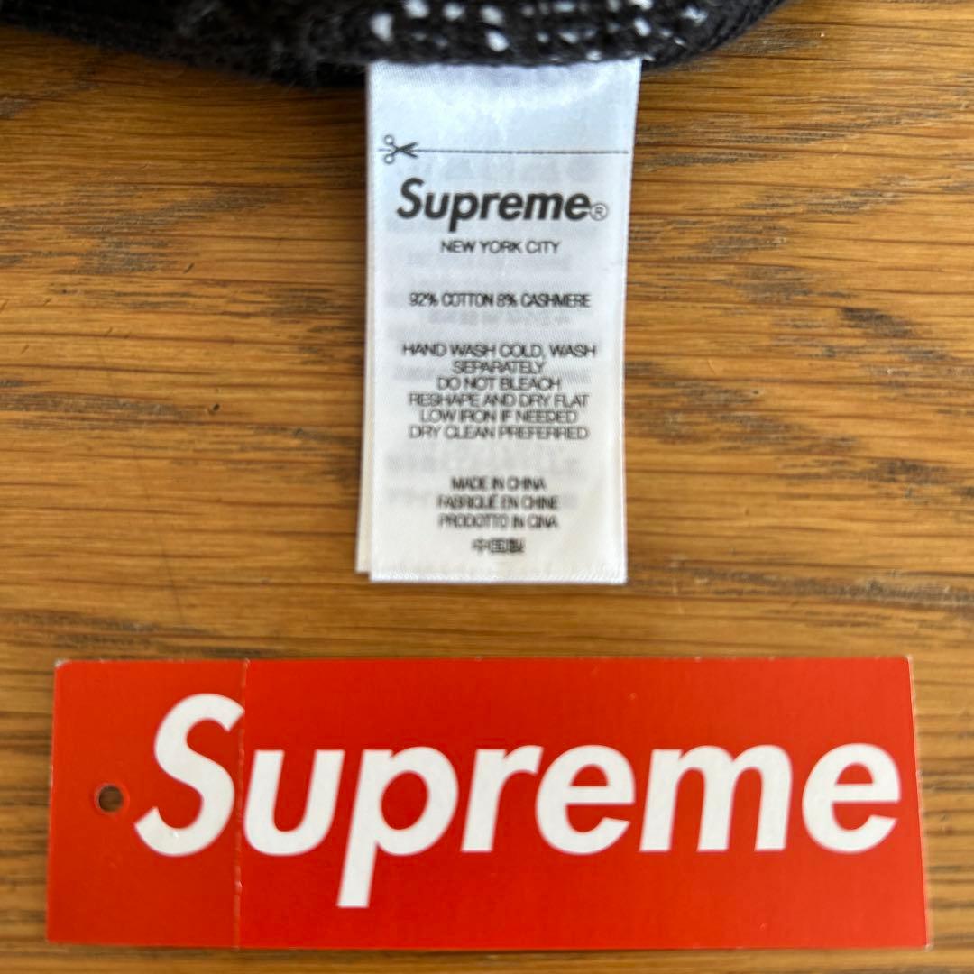 Supreme Big logo Beanie Black/Freeニット帽