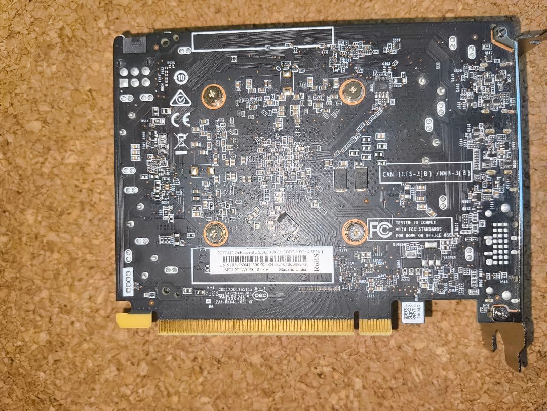 Nvidia GeForce RTX 3050 6GB 【動作確認済み】