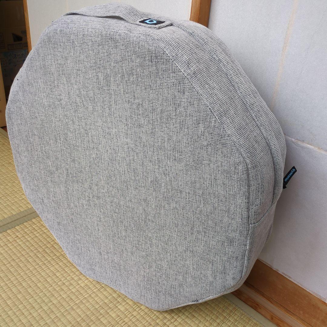 E141◆ジムテリア　シェイプエイト　室内トランポリン　グレー　中古　クッション