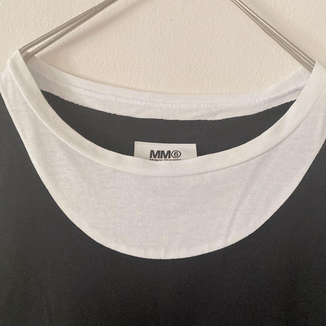MM6 Maison Margiela レイヤードTシャツ M 半袖 イタリア製