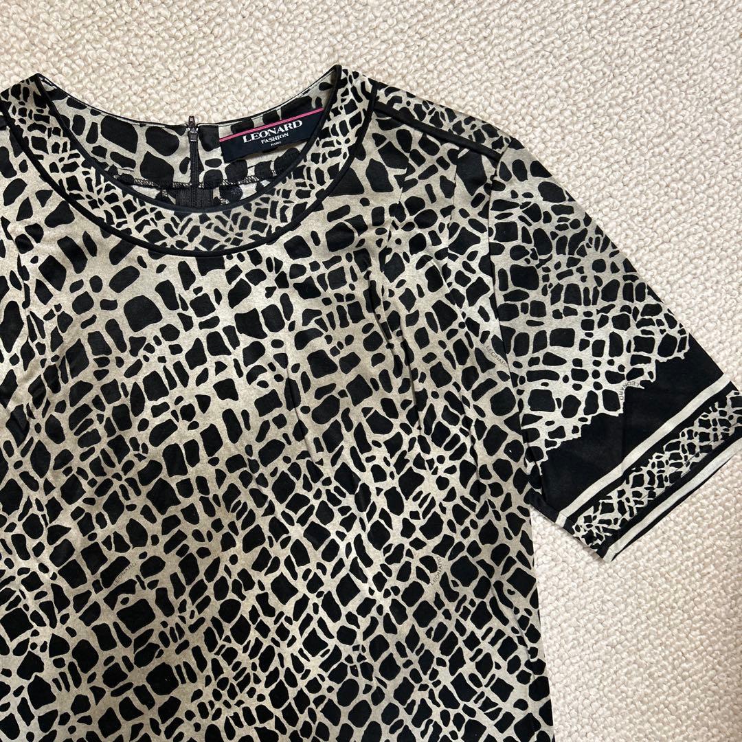 LEONARDレオナール 半袖カットソーＬサイズ