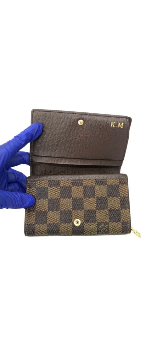 【美品】LOUIS VUITTON 財布ダミエ ポルトモネ・ビエ ・トレゾール