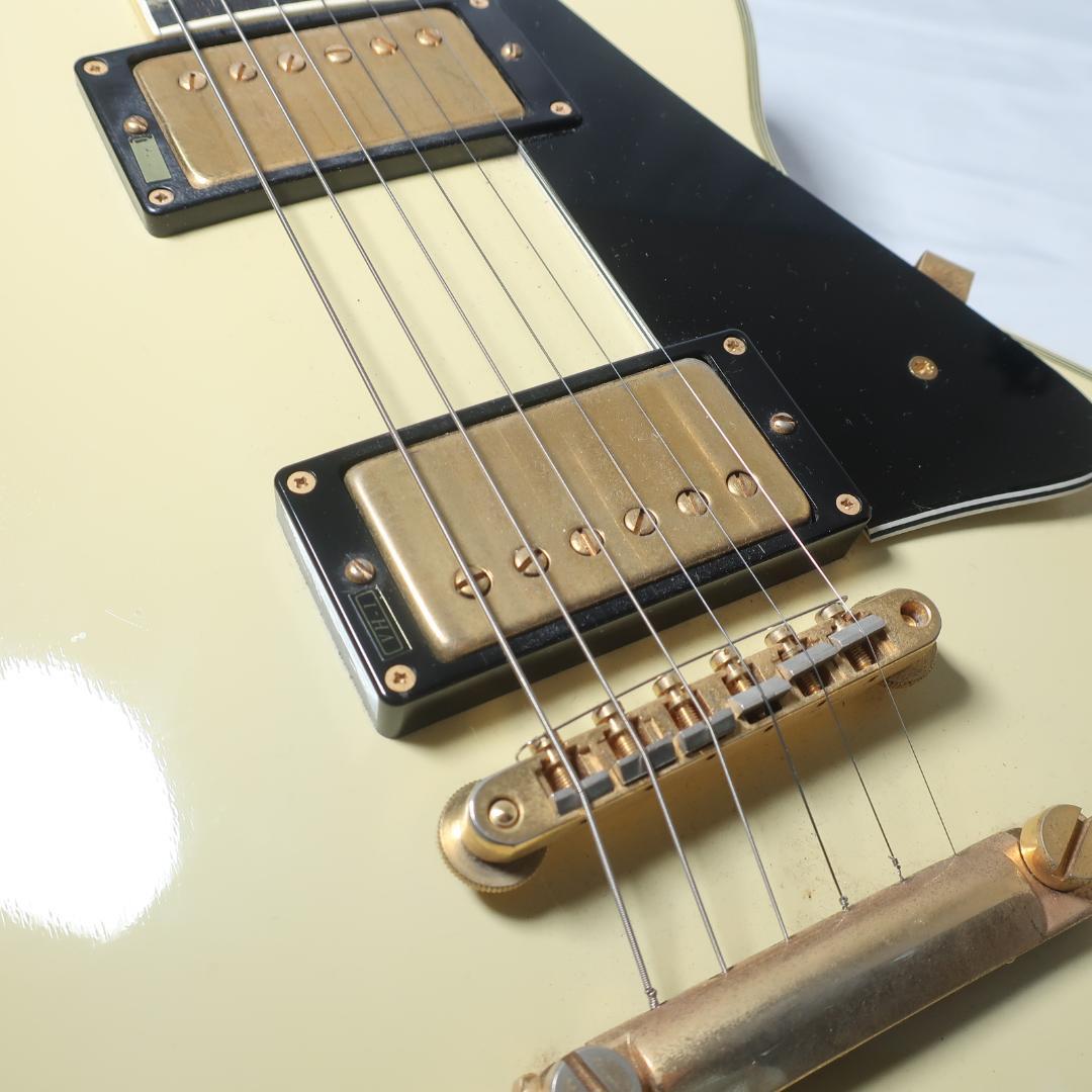 Burny レスポールカスタム エレキギター ケース付 フレットバインディング