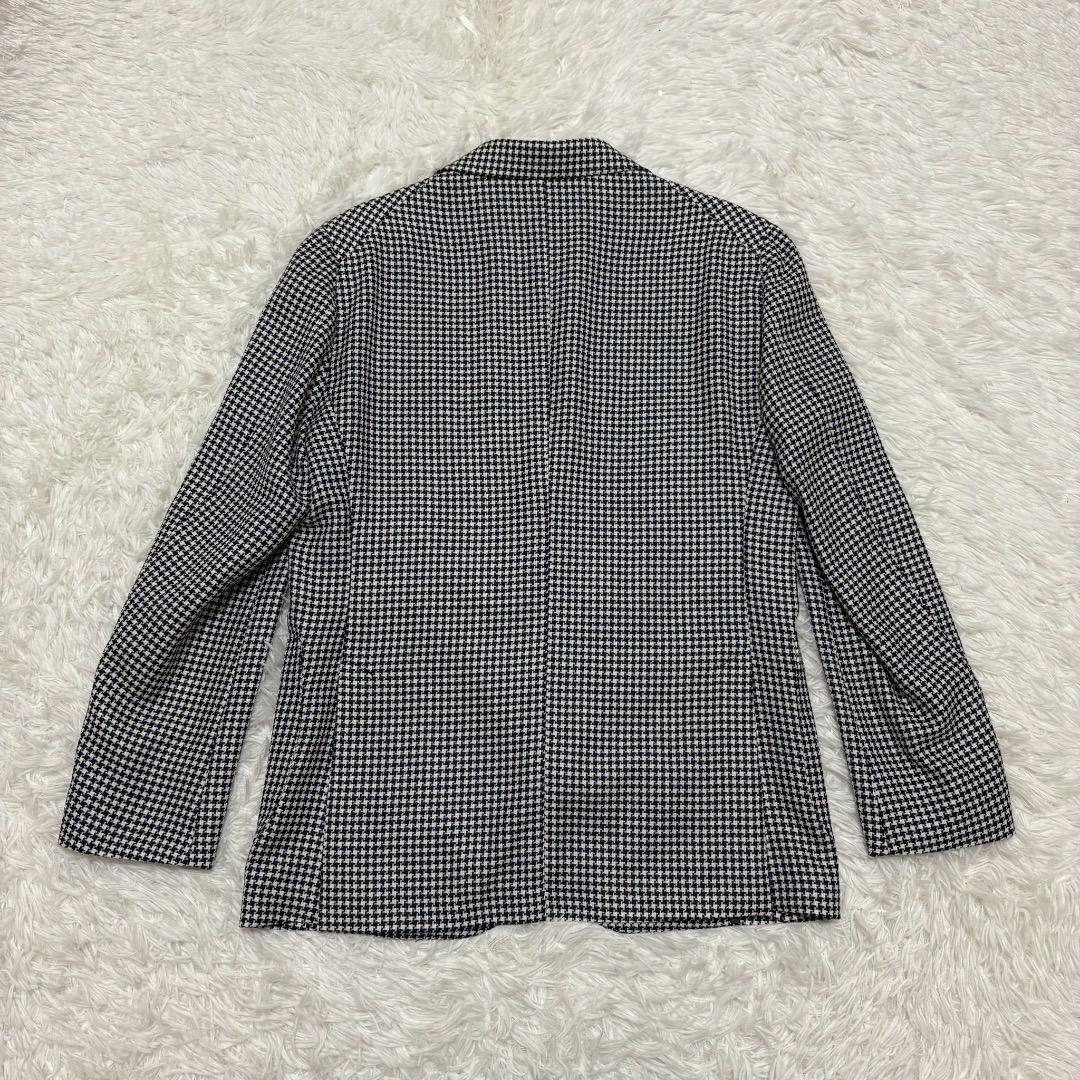 ◎極美品 ミツミネ テーラード 千鳥柄 M ウール 高級生地 春夏 アンコン