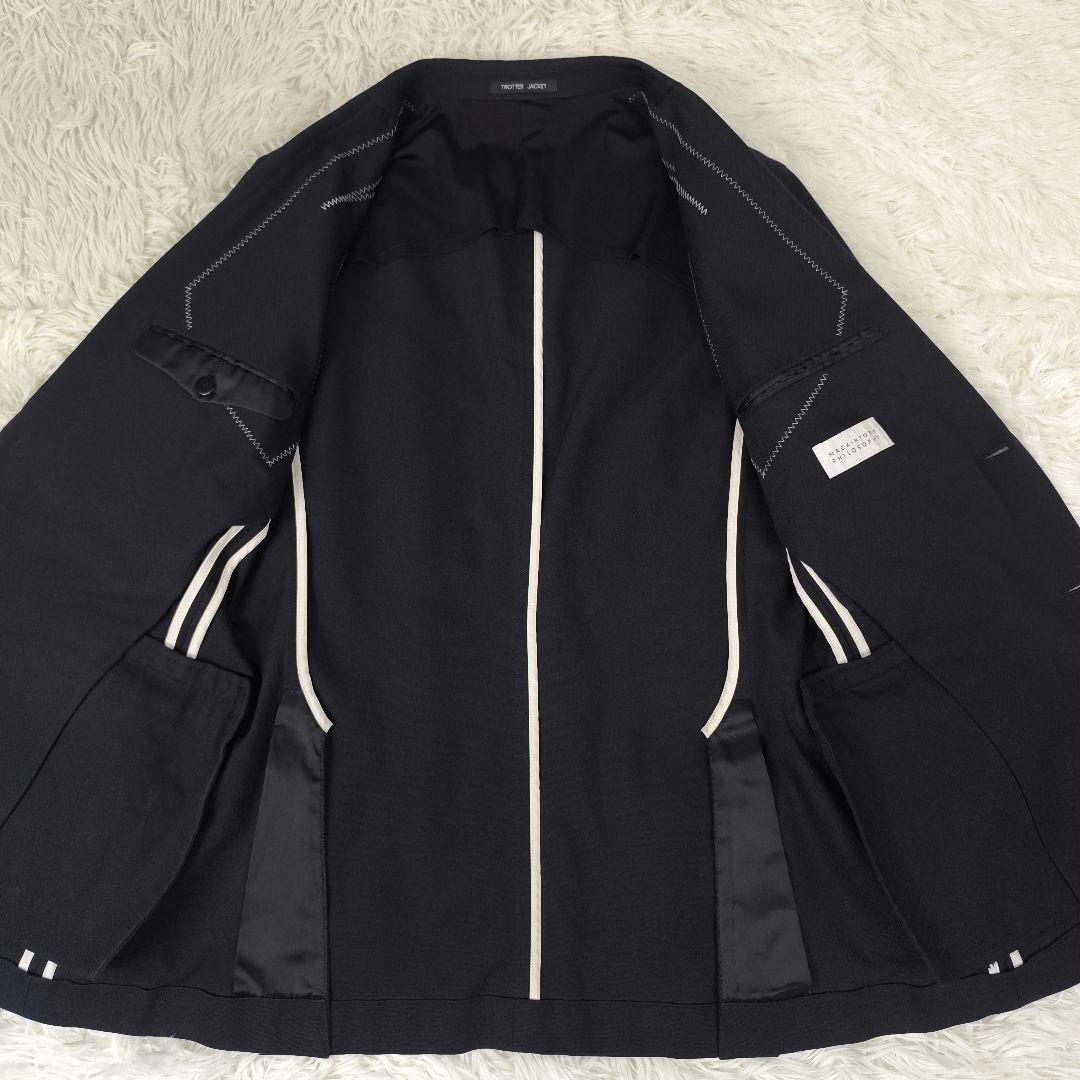 美品✨ マッキントッシュフィロソフィー トロッタージャケット ポリエステル 濃紺