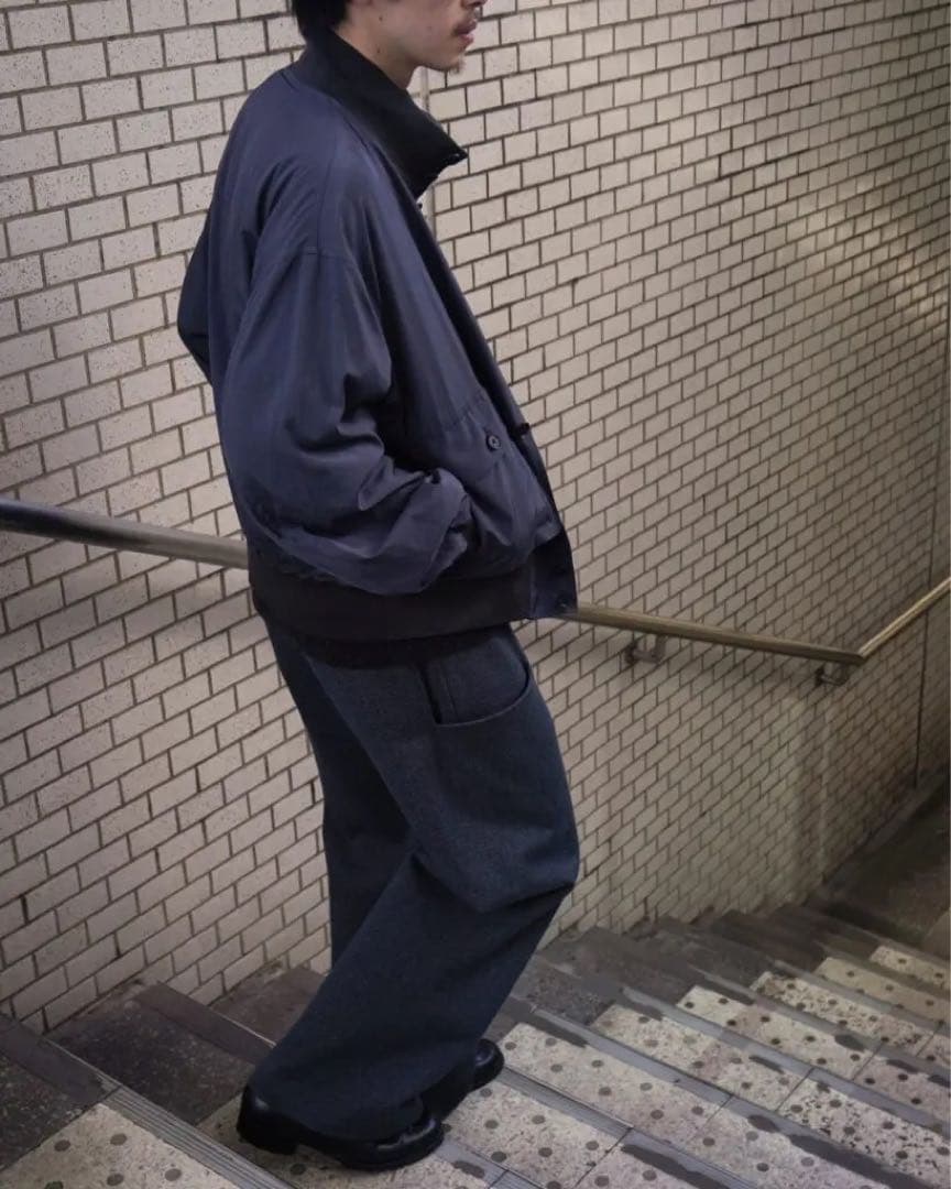 ジャケット・アウター YOKE 25AW Silk Nylon Driving Blouson 3