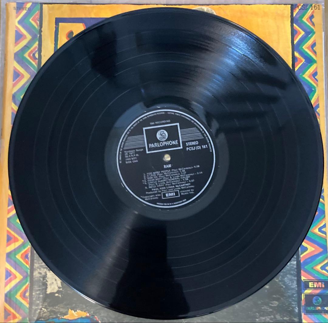 稀少南アフリカオリジナルRamラムPaul McCartneyレコード