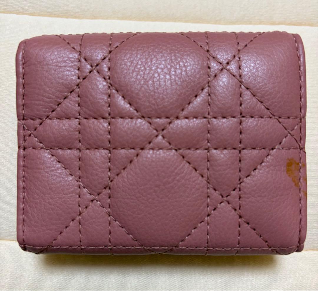 訳あり◾️新品◾️Christian Dior 三つ折り財布 ピンク