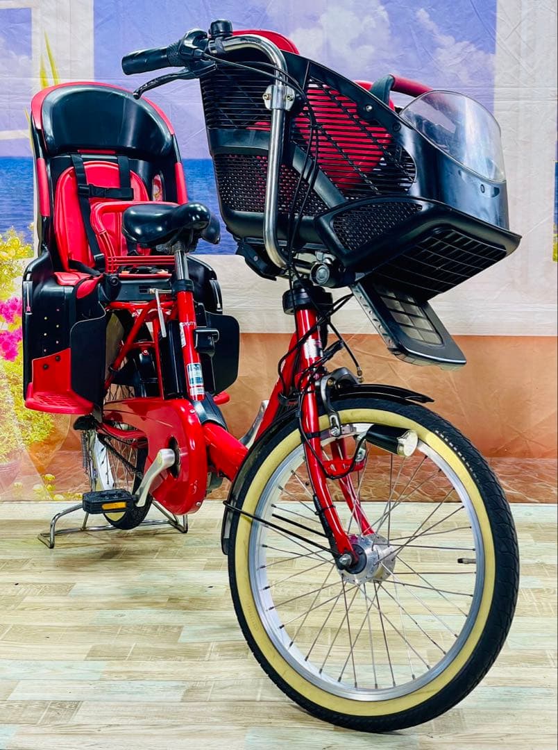 パナソニックギュット⭐️12AH！子供乗せ電動アシスト自転車Y3620