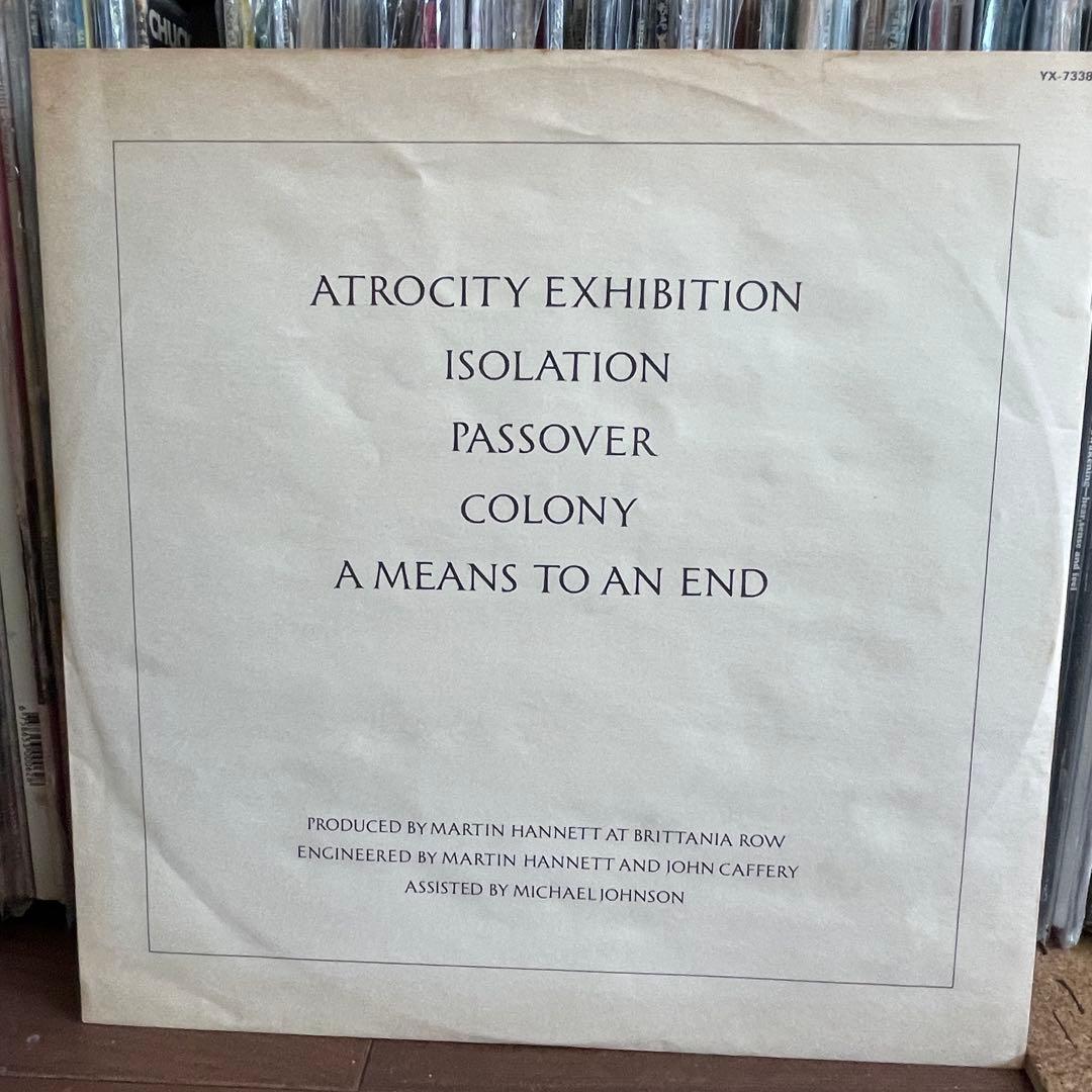Joy Division／Closer LPレコード