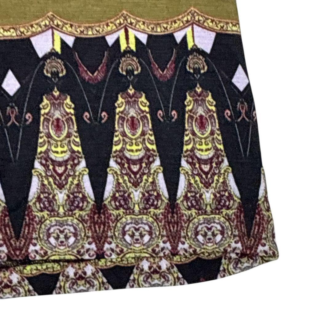 【美品】ETRO エトロ ワンピース ベルト付 ペイズリー柄 イタリア製 42