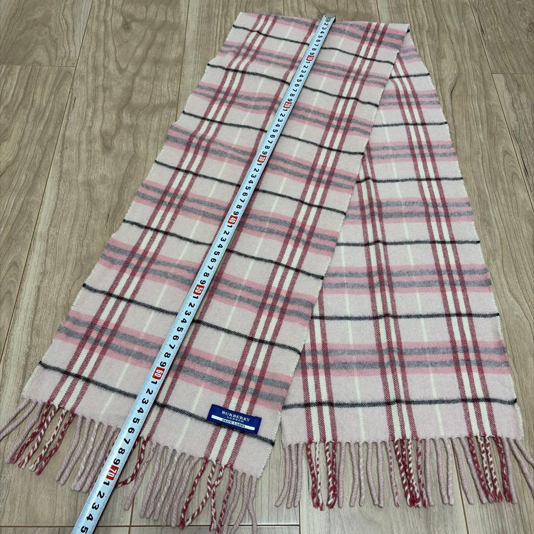 【美品】BURBERRY BLUE LABEL チェック柄マフラー
