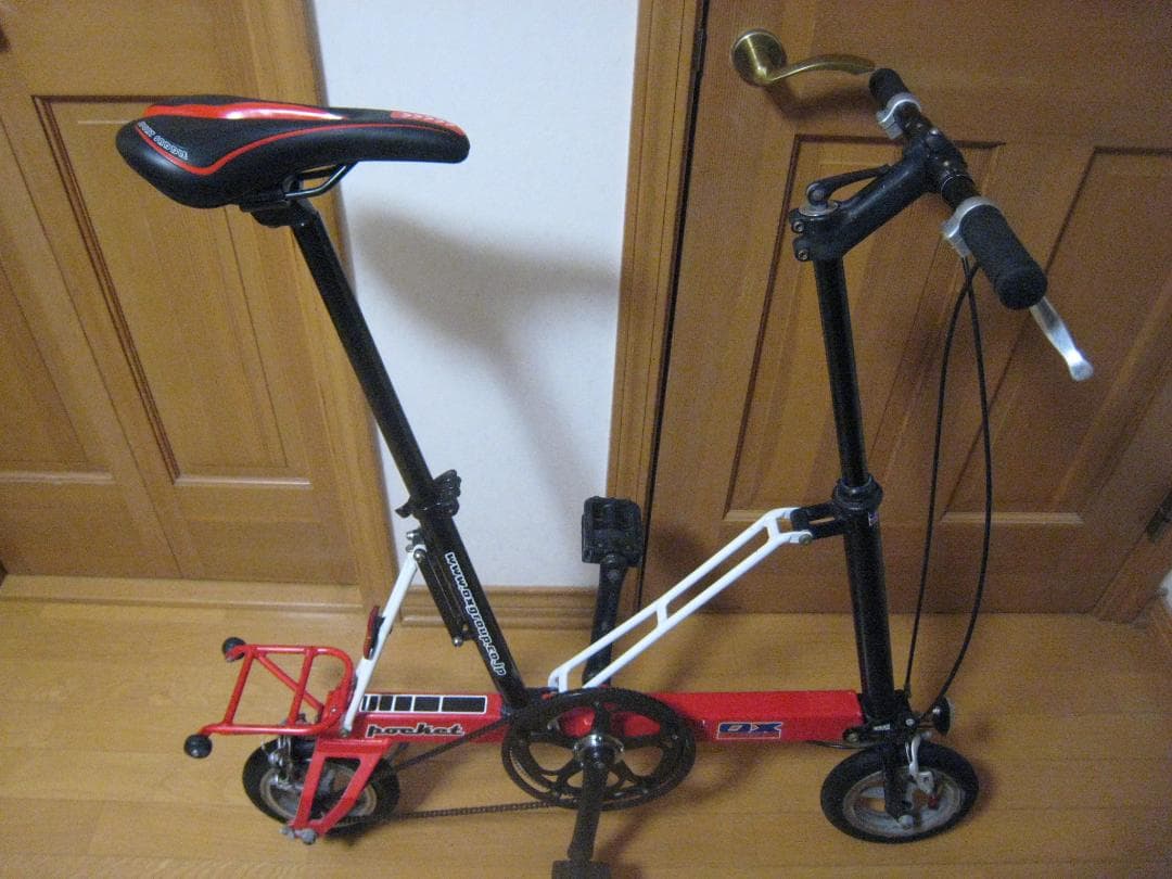 【ジャンク】８インチ折りたたみ自転車　OXエンジニアリング　ポケット