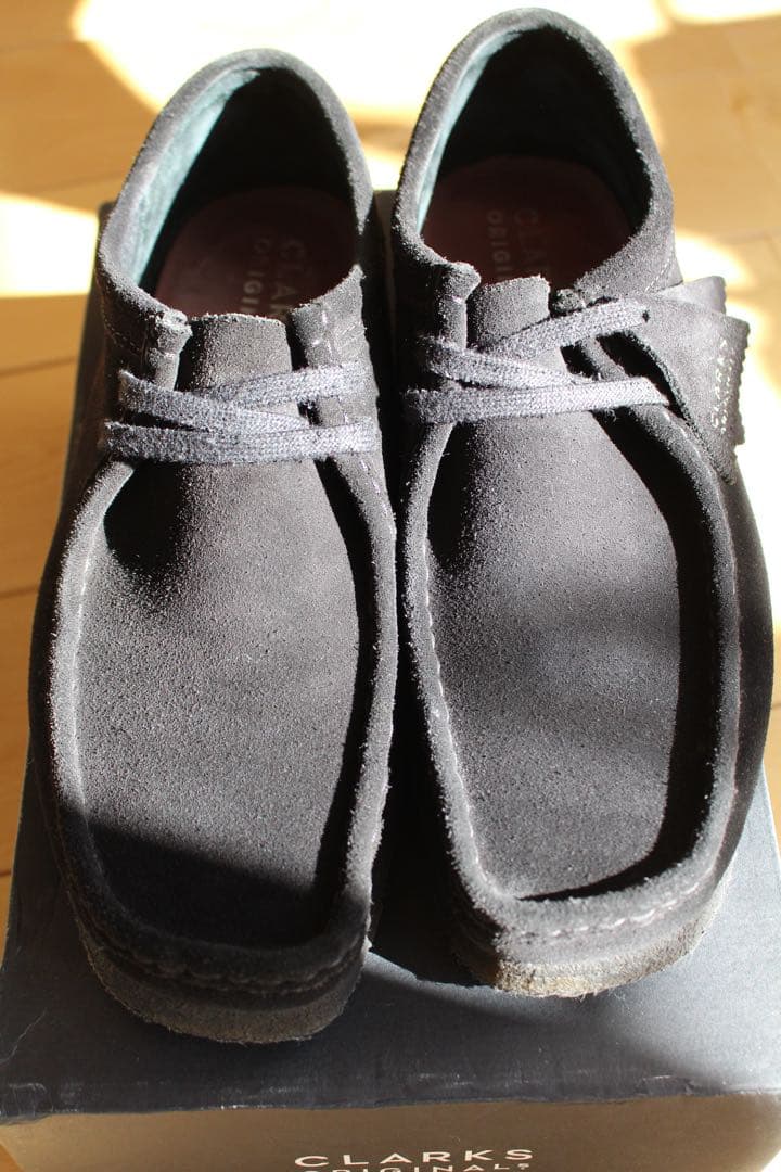 【26.5cm/UK8】Clarks Wallabee 『BLACK』