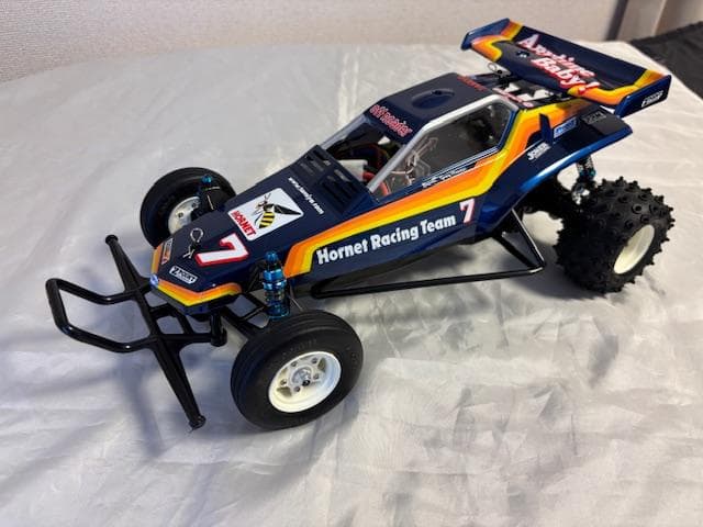 ニ*ー様 【中古美品】1/10　タミヤ　「ホーネット」　組立済完成車（プロポセッ