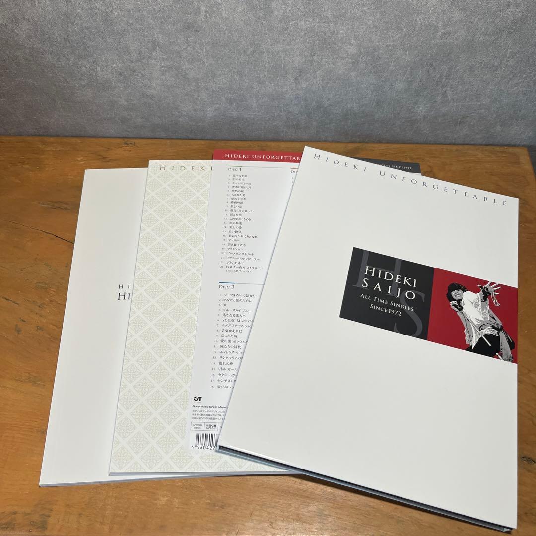 HIDEKI UNFORGETTABLE 西城秀樹 完全生産限定盤