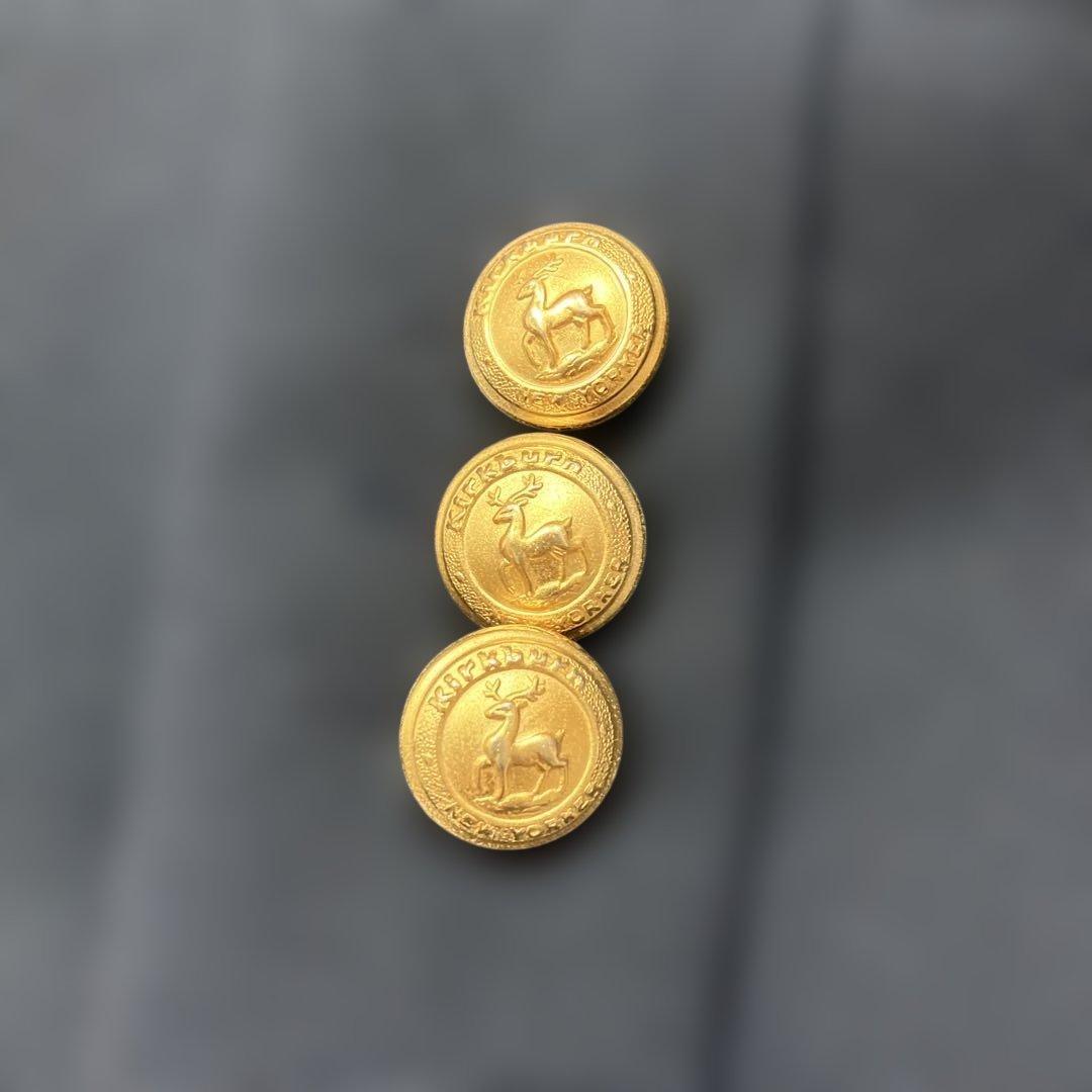 極美品 ニューヨーカー テーラードジャケット 金ボタン 紺色 Mサイズ