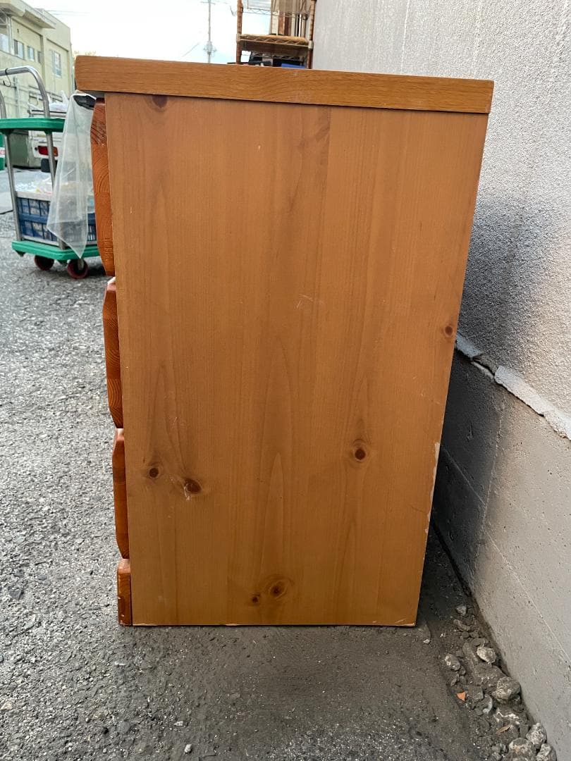 ★ 昭和 レトロ ★ 大川家具 シャネル チェスト 箪笥 タンス ローチェスト