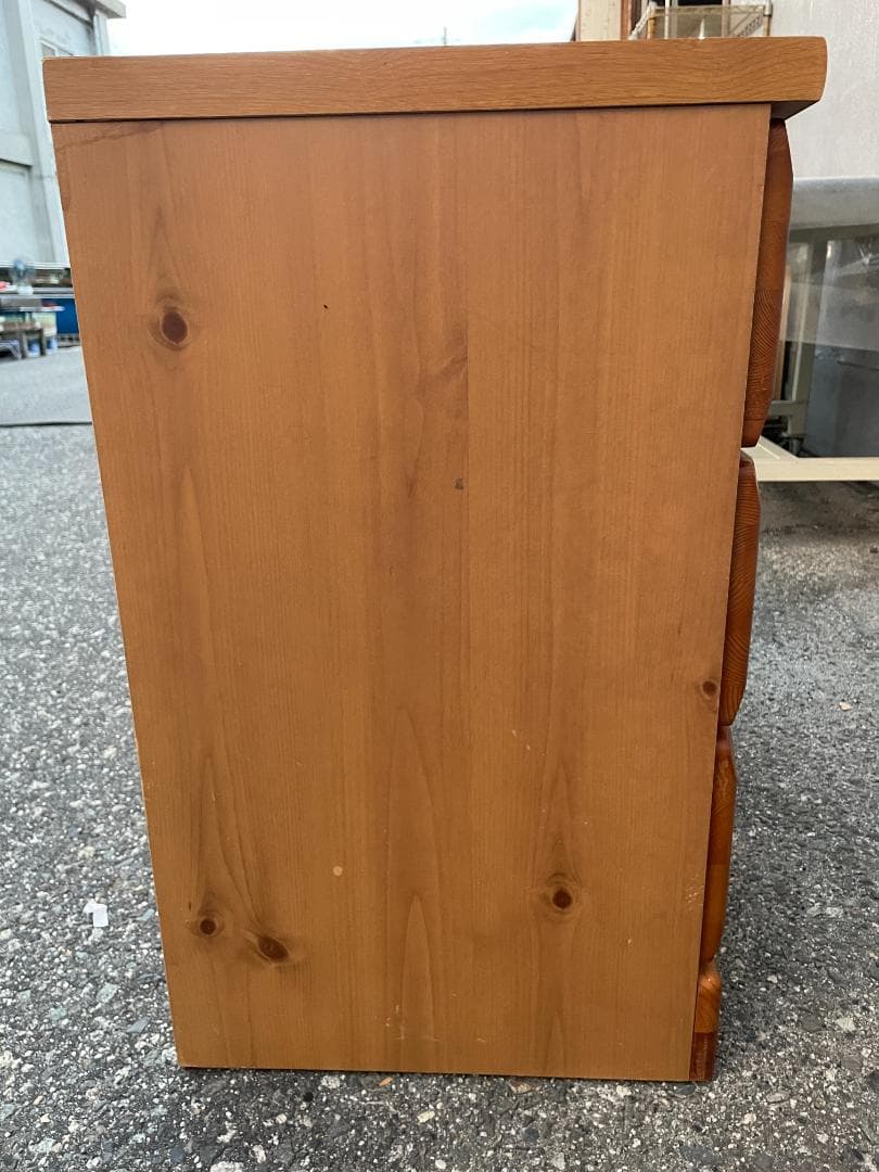 ★ 昭和 レトロ ★ 大川家具 シャネル チェスト 箪笥 タンス ローチェスト