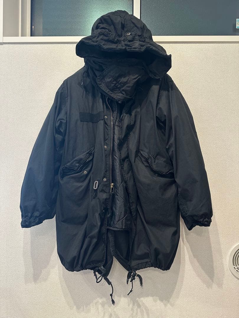 anytee M65スーパーブラック・フィッシュテールパーカー フルセット XS