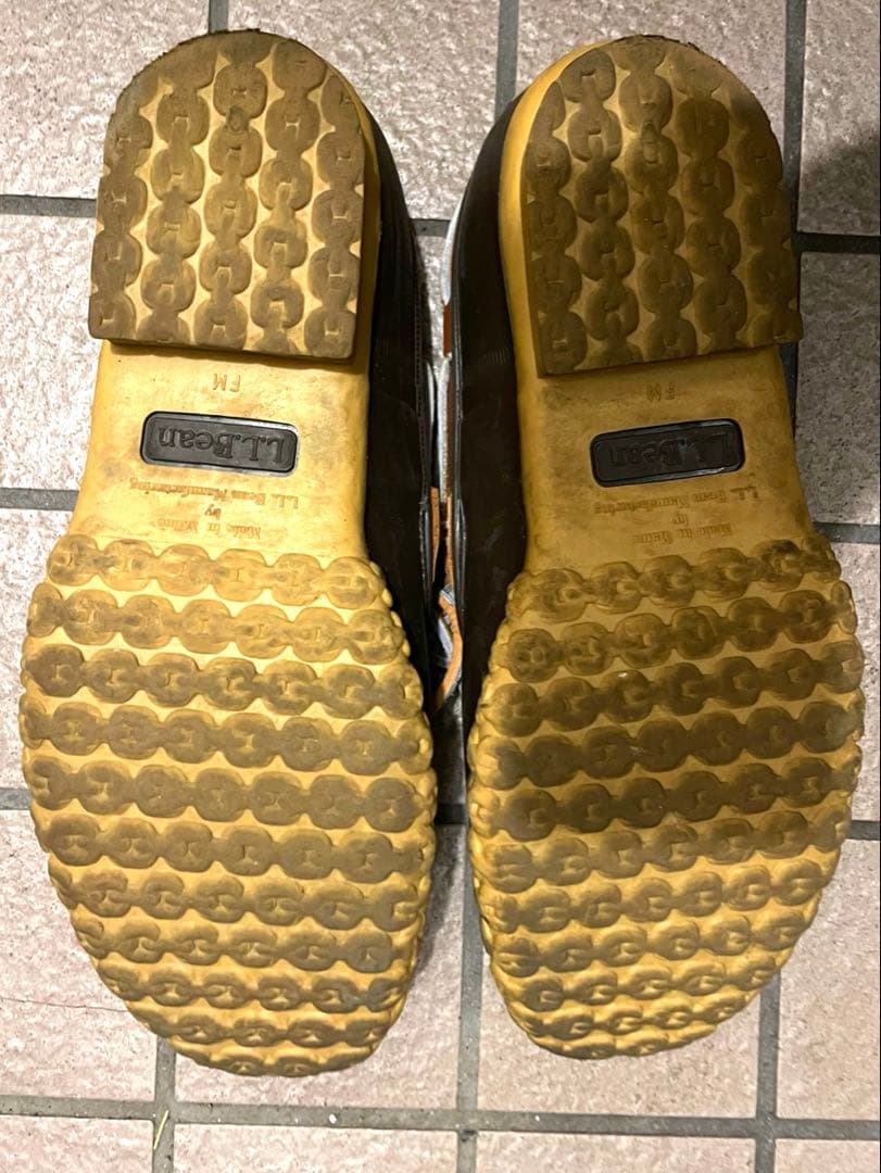 エル・エル・ビーン・ブーツ ラバー・モカシン 美品