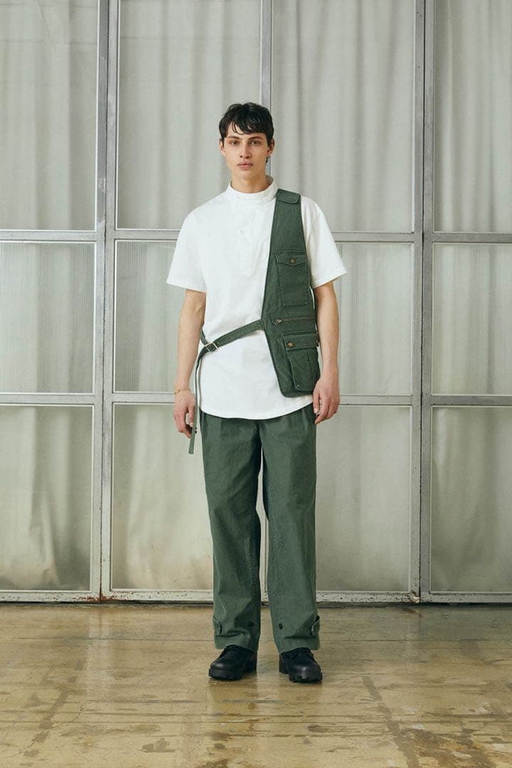 トップス EZUMi / 21aw one shoulder military vest