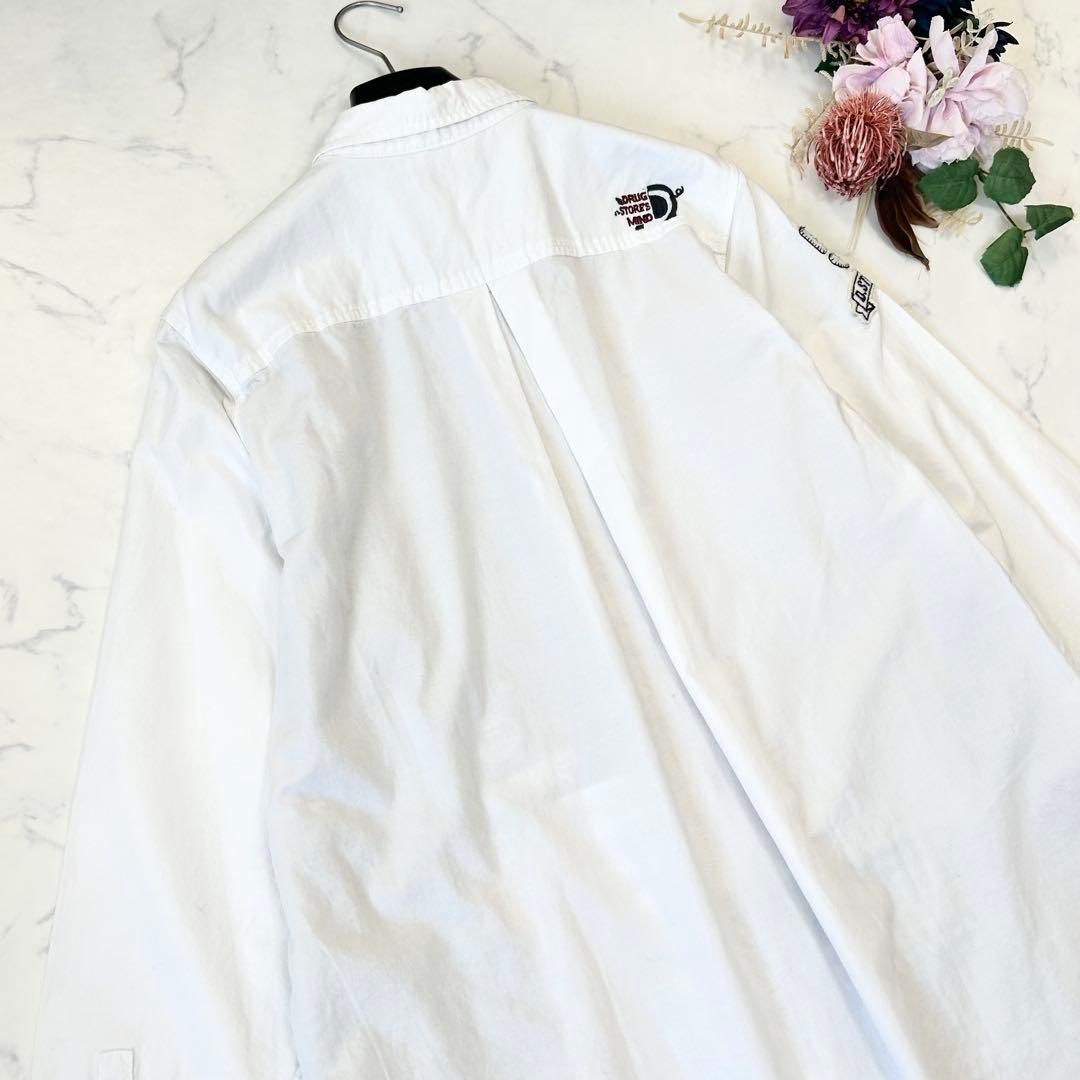 【新品】drug store's ドラッグストアーズパッチワークシャツワンピース