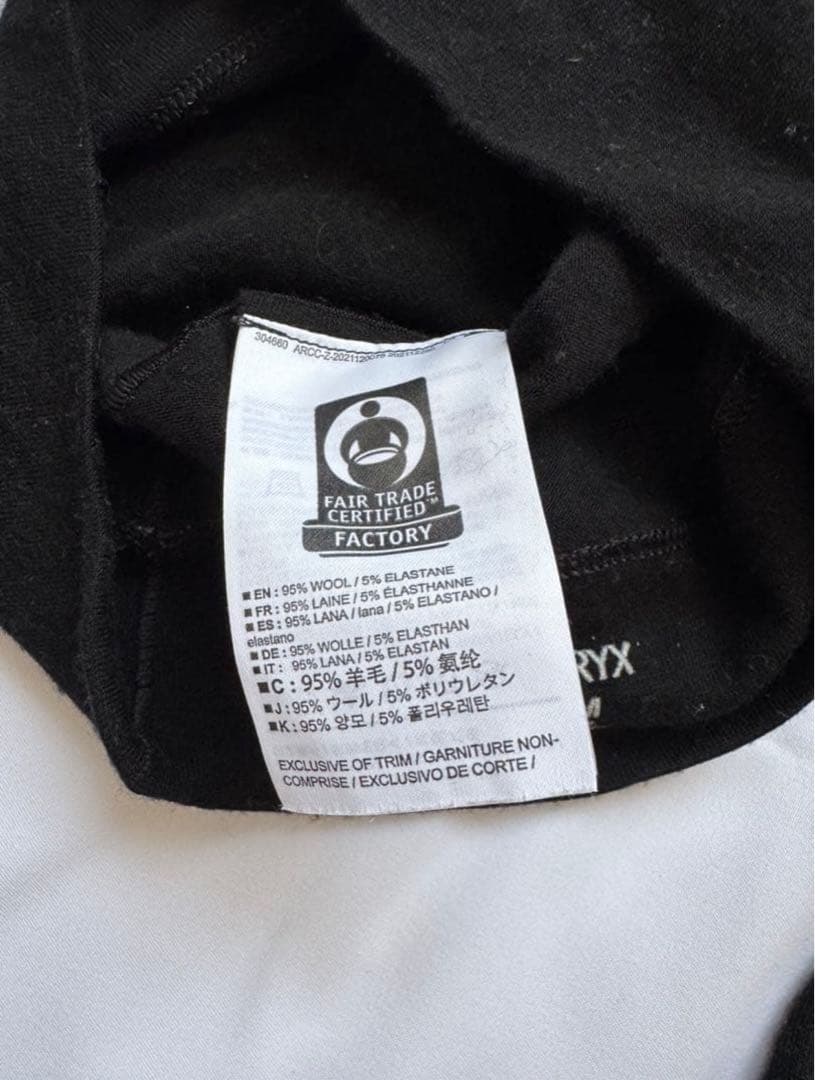 帽子 ARC'TERYX RHO LIGHTWEIGHT WOOL TOQUE M