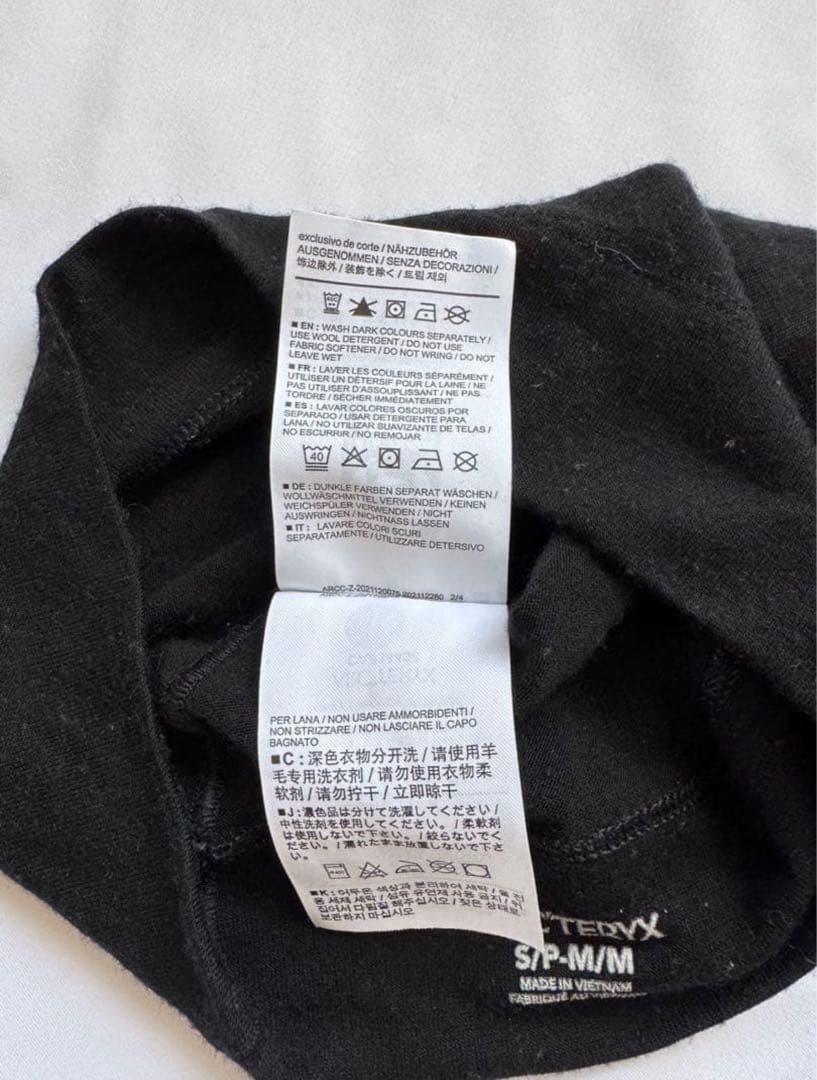 帽子 ARC'TERYX RHO LIGHTWEIGHT WOOL TOQUE M