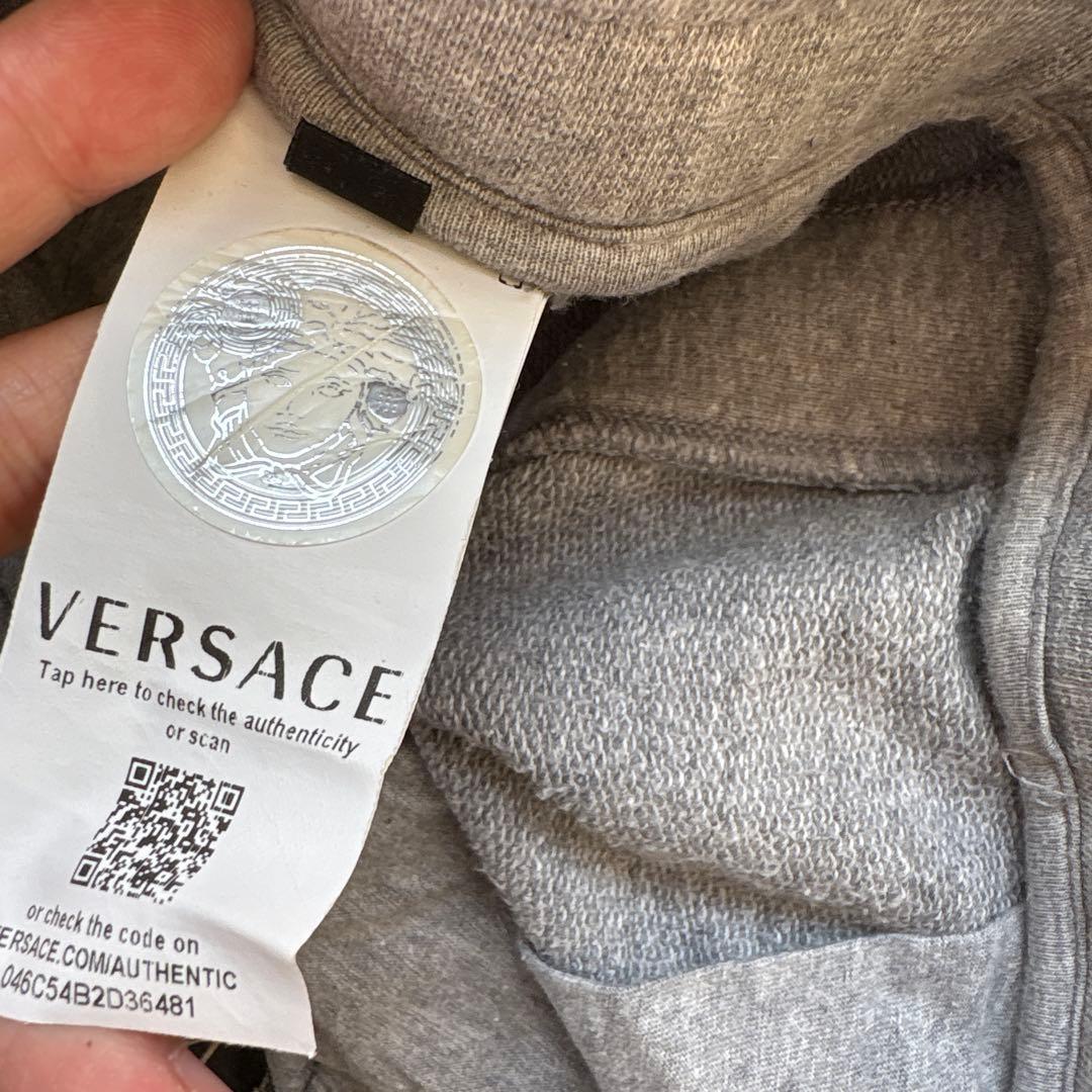 G1138 VERSACE スウェット ズボン ロゴワッペン