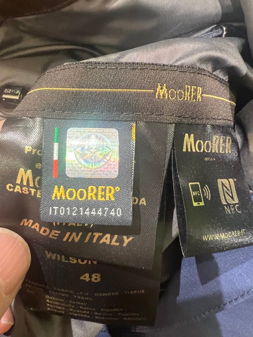 ムーレー ウィルソンMOORER WILSON フーデッドコート