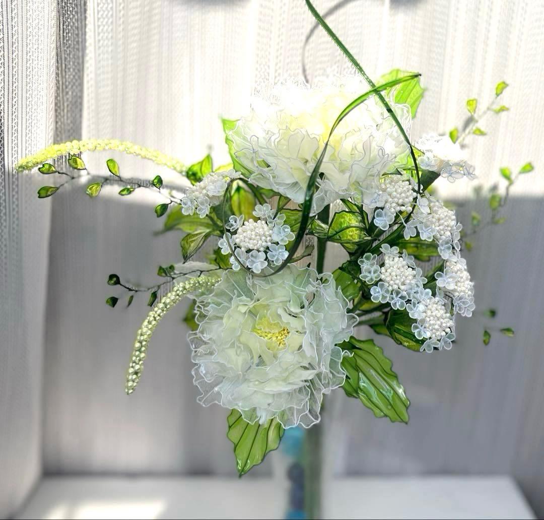 アメリカンフラワー　ディップフラワー　NO.202（芍薬・半夏生・虫狩）