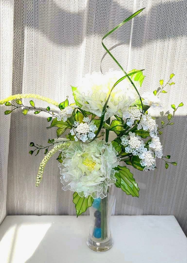 アメリカンフラワー　ディップフラワー　NO.202（芍薬・半夏生・虫狩）