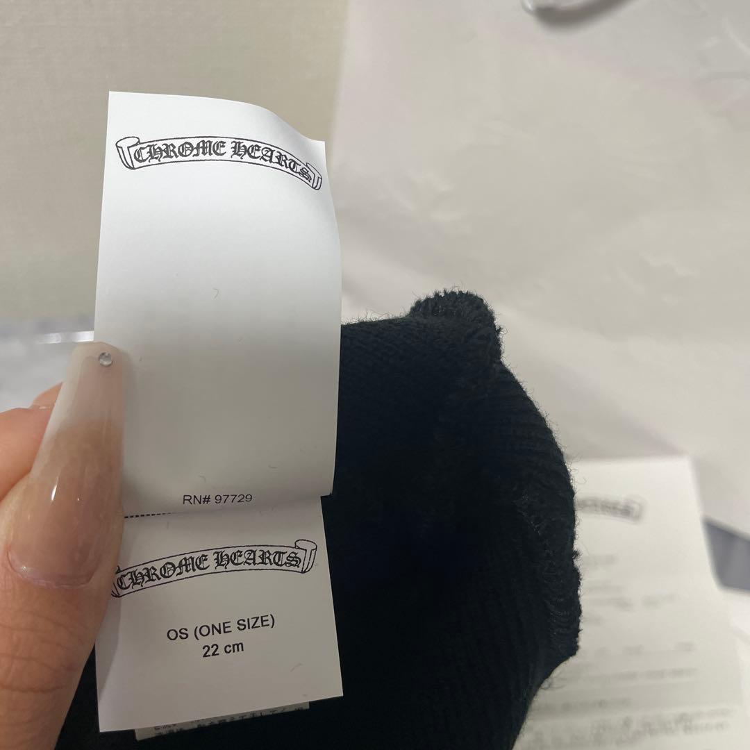 確実正規品　新品　CHROME HEARTS クロムハーツ　ニット帽